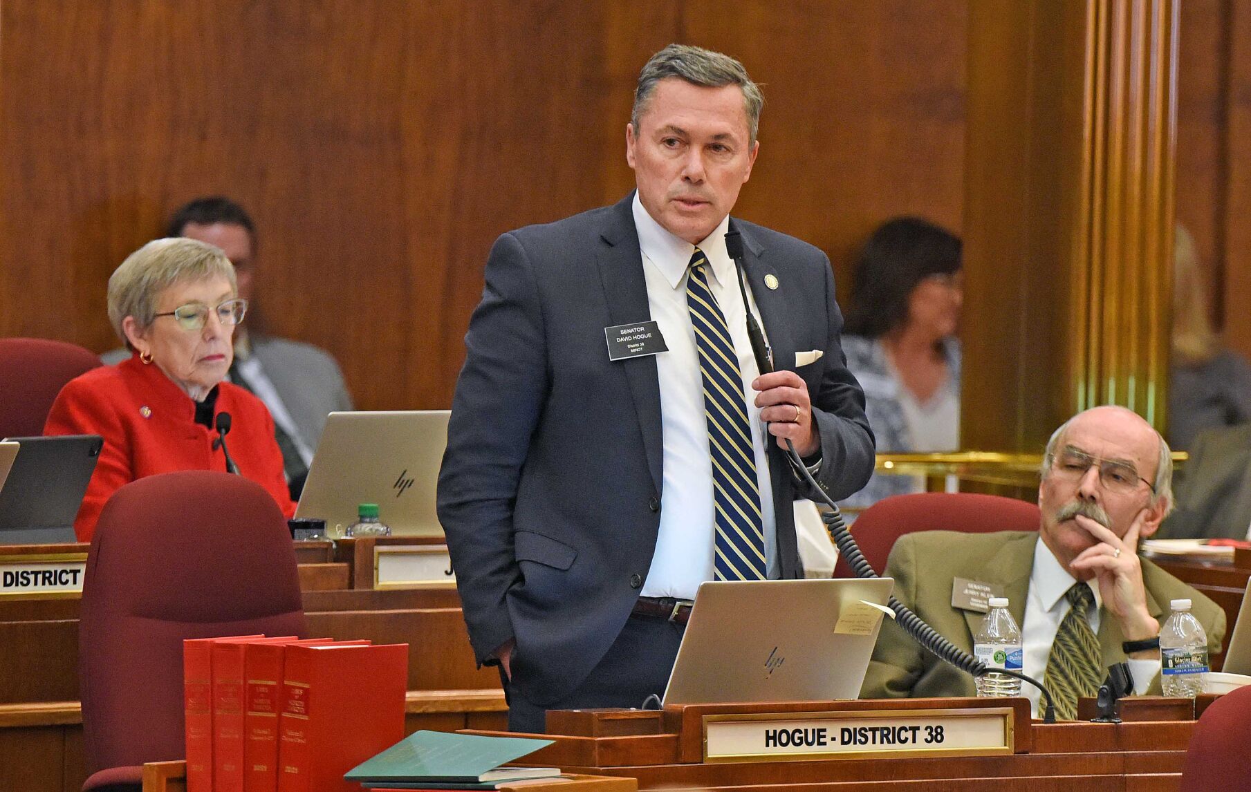 Bill to close North Dakota public employees pension plan goes to