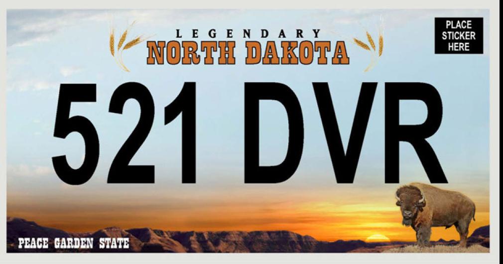 New North Dakota license plate design approved