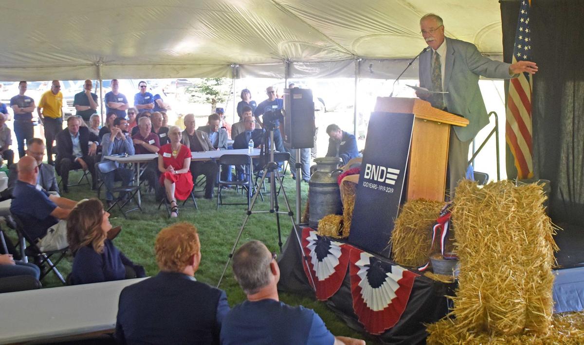 Speeches, time capsule mark Bank of North Dakota centennial Bismarck