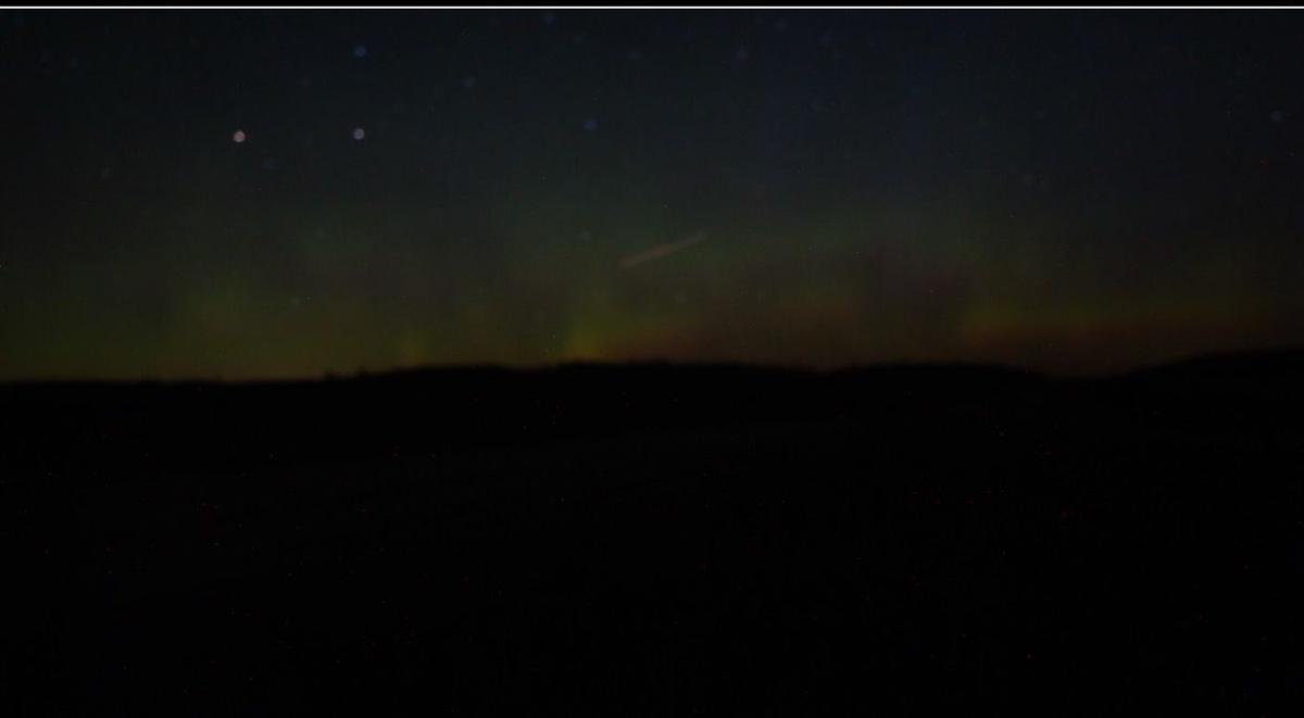 Shooting stars in the lights
