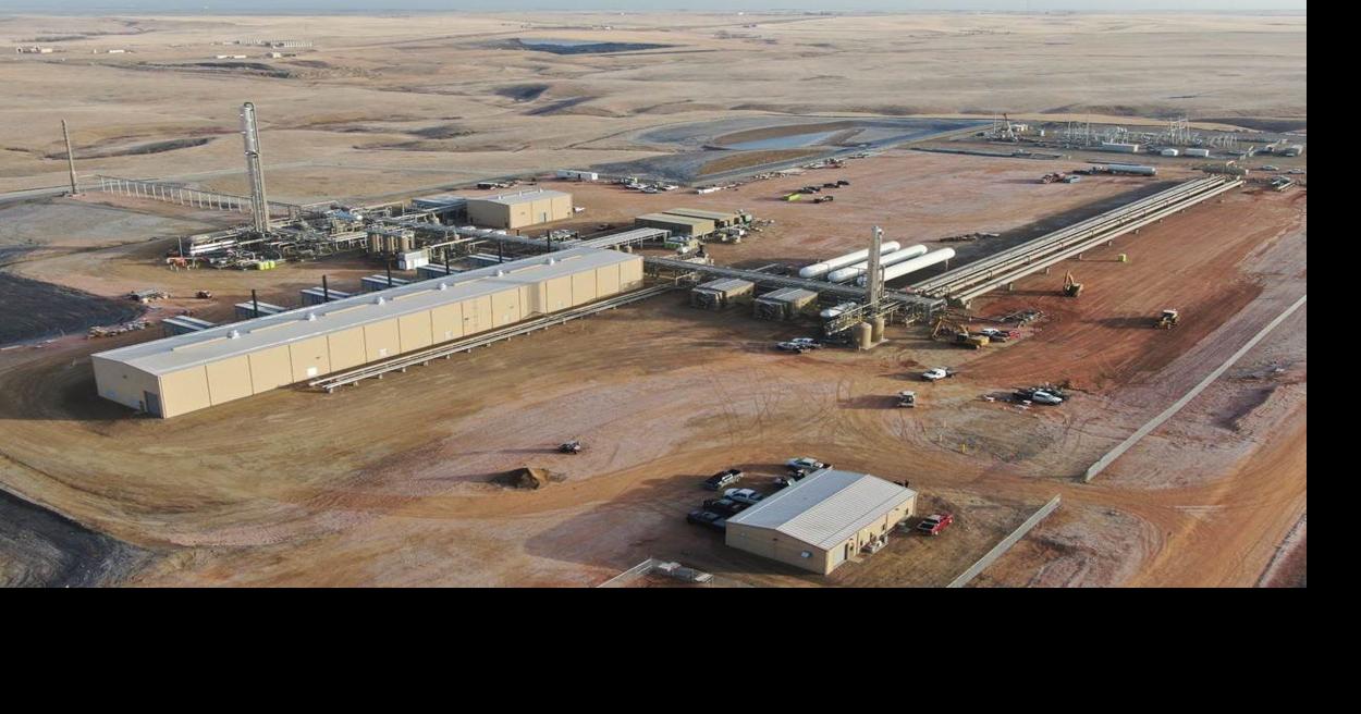 Williams County gas processing plant, pipeline complete