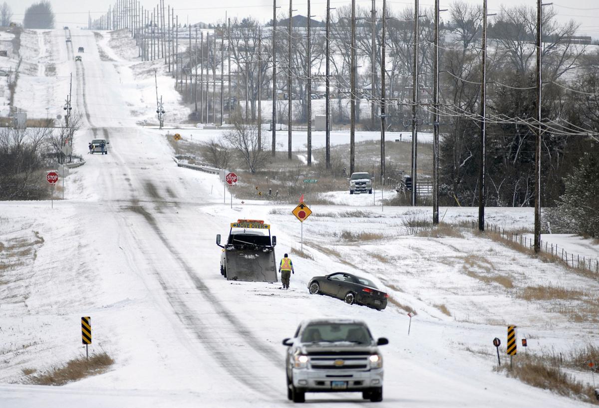 Dozens of snowrelated accidents impede winter travel North Dakota