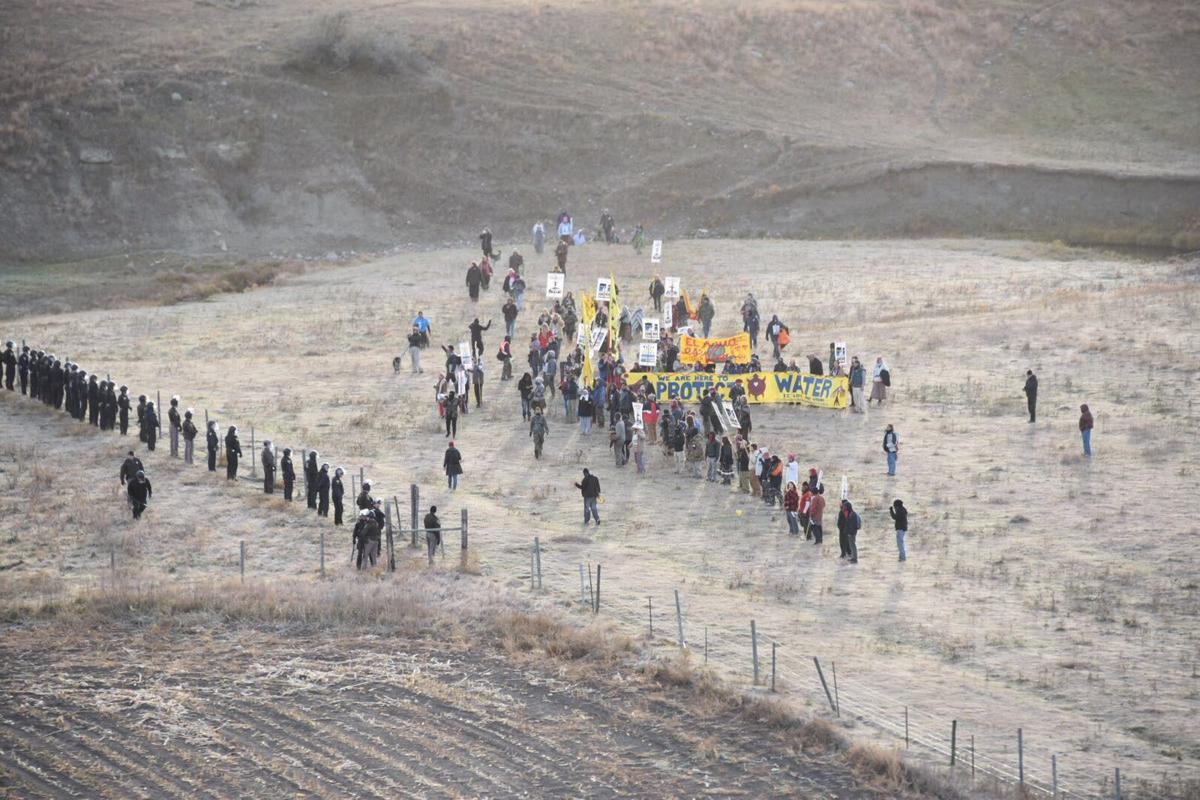 Protest site