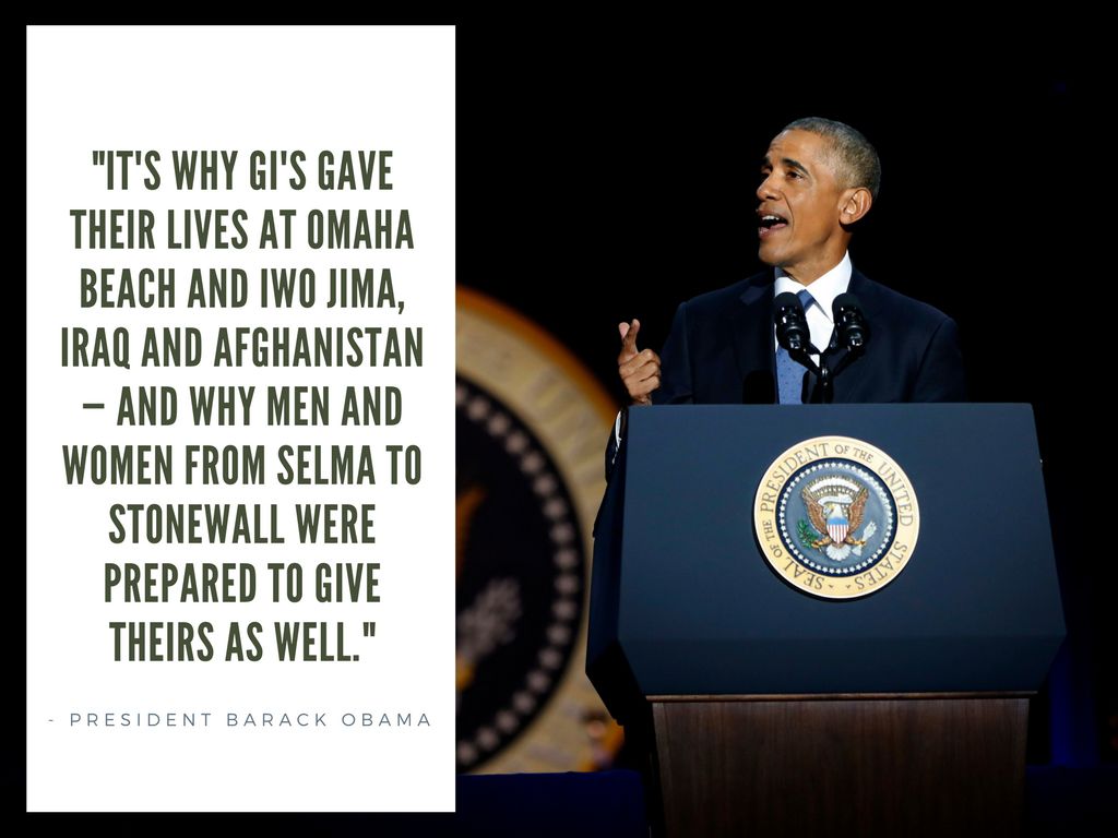 Obama farewell address