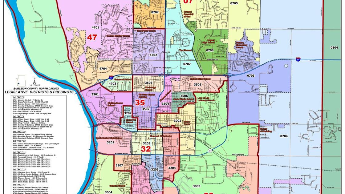 Bismarck And Burleigh County Voting Precincts Bismarcktribune bismarck-and-burleigh-county-voting-precincts-bismarcktribune