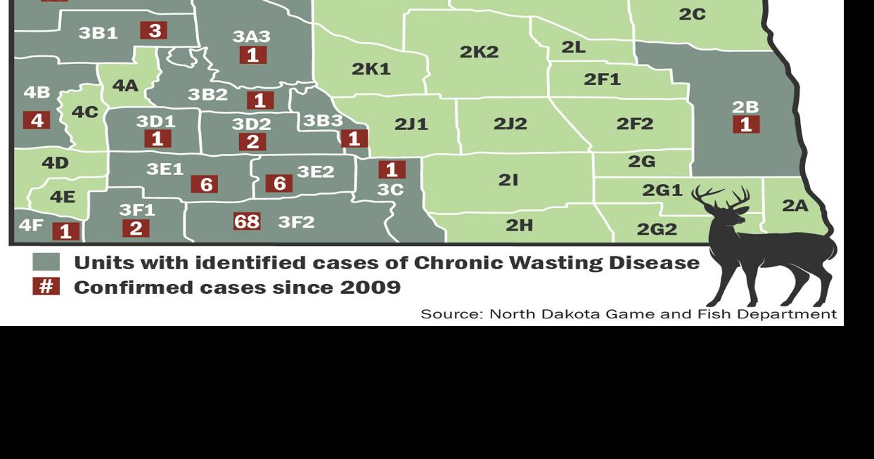 CWD detected in eastern North Dakota for the first time