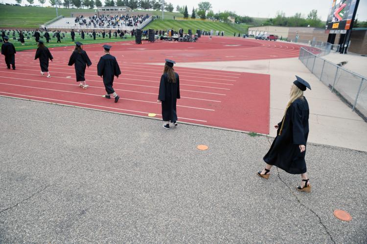 Mandan High School celebrates graduation with modified ceremony