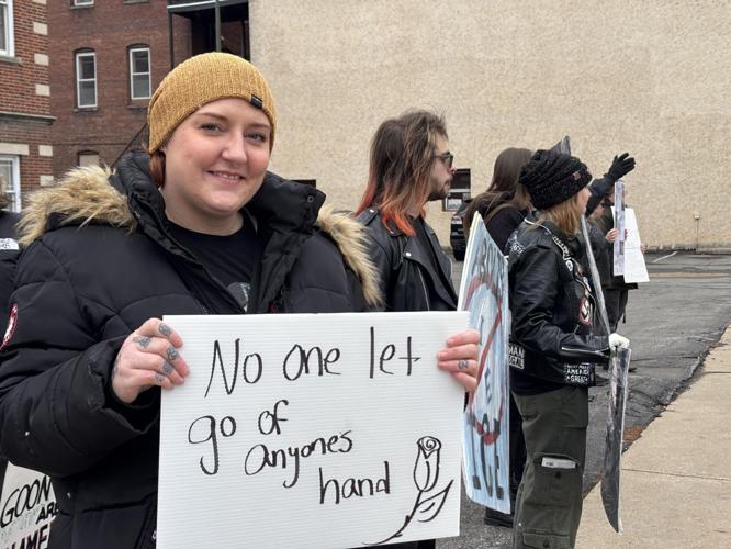 no one let go of anyone's hand