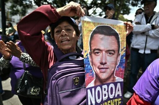 Noboa wins Ecuador presidential runoff, rival claims fraud