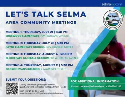Let's Talk Selma meetings to seek input from residents