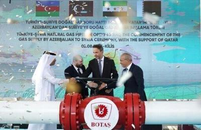 Turkey starts supplying Azerbaijani gas to boost Syria's power output