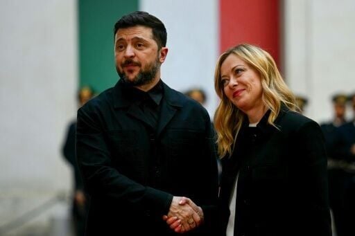 Zelensky also met with Italian Prime Minister Giorgia Meloni, who positions herself as a bridge between US President Donald Trump and Europe