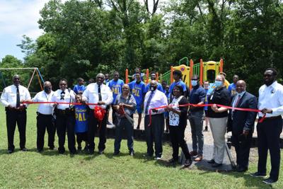 Selma Police Athletic League holds ribbon cutting for new playground