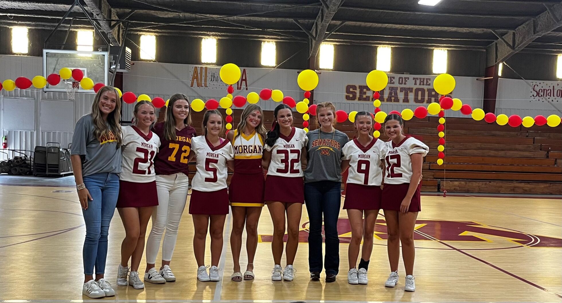 Morgan homecoming court