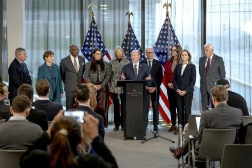 The demonstrations happened during a visit to Denmark by US legislators who pointed out most Americans were against Trump's bid to grab Greenland