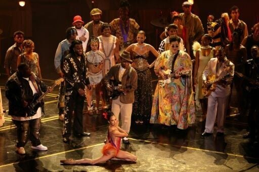 'Sinners' cast members along with singer Shaboozey, ballet dancer Misty Copeland and others perform nominated song 'I Lied to You'