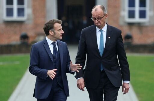 French President Emmanuel Macron and German Chancellor Friedrich Merz were keen to present a united front