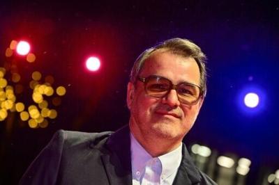 Hungarian actor, theater and film director Kornel Mundruczo poses on the red carpet the 76th Berlinale in Berlin
