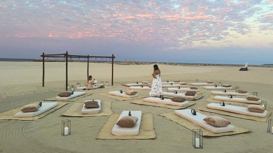Sunset meditation