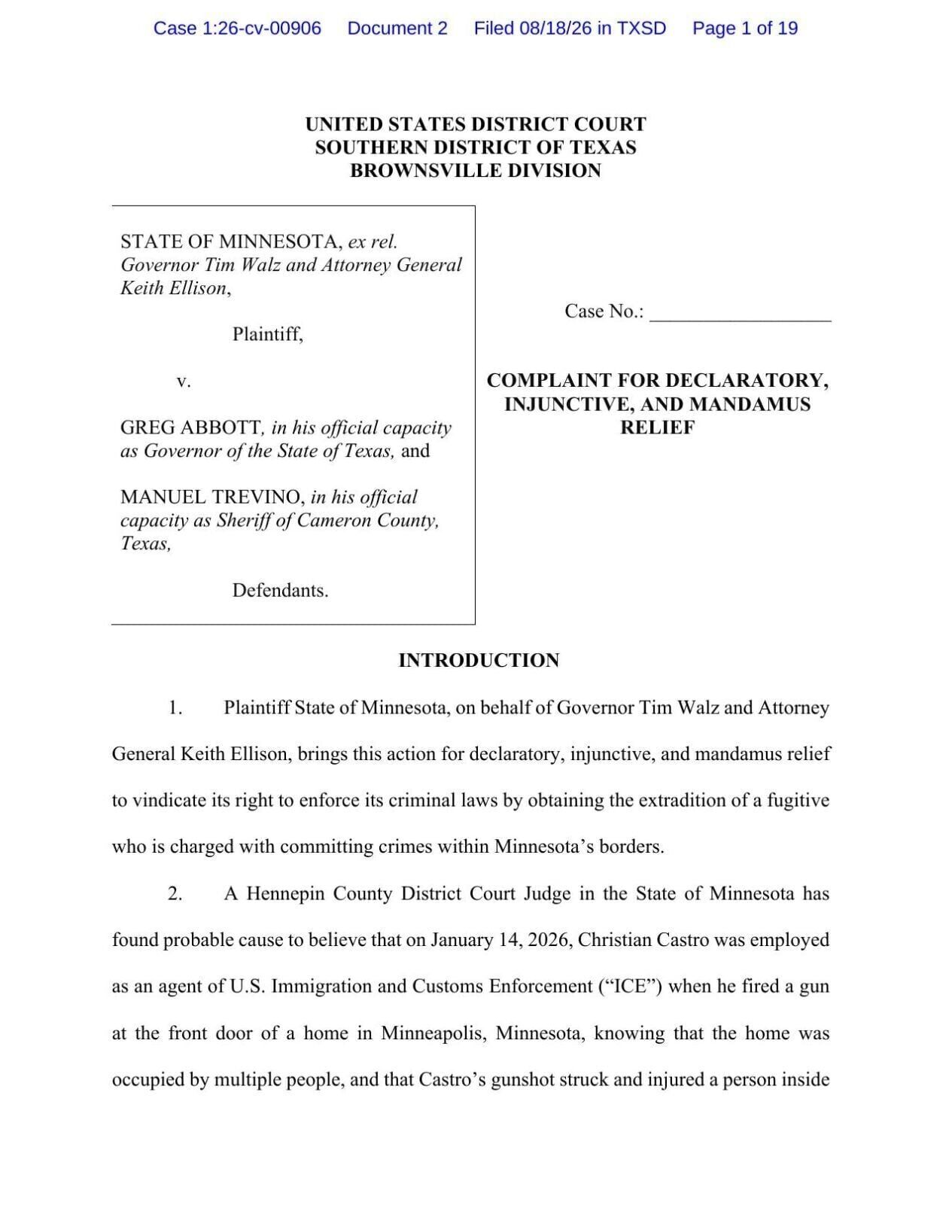 Ellison lawsuit