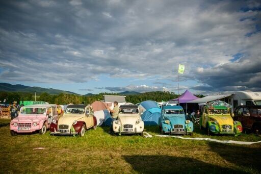 Citroen 2CV lovers gather in Slovenia to take the slow road