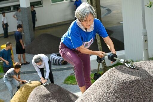 Parkour has gained a devoted following of senior citizens in Singapore, which is among the world's fastest-ageing countries