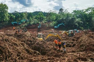 The death toll from three landslides that hit Indonesia's Java island since last week has risen to 18, with more than 30 people missing, authorities said