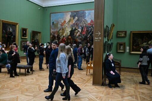 Moscow's famed Tretyakov Gallery is teeming even on a midweek afternoon