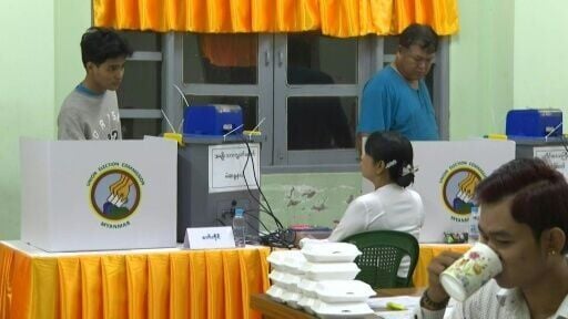 Polls open in Myanmar's Yangon as final round of voting gets underway