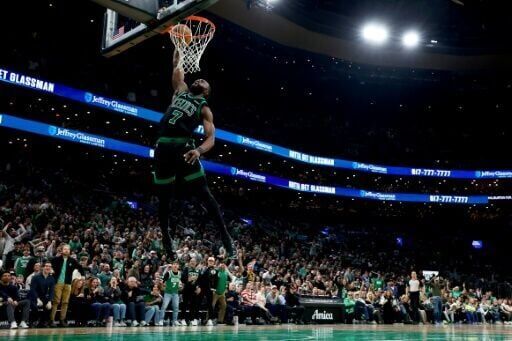 Brown dominates as NBA champion Celtics snap skid