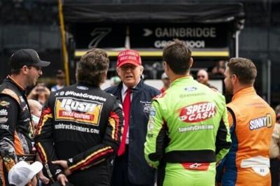 Trump visits Daytona 500 as NASCAR season begins
