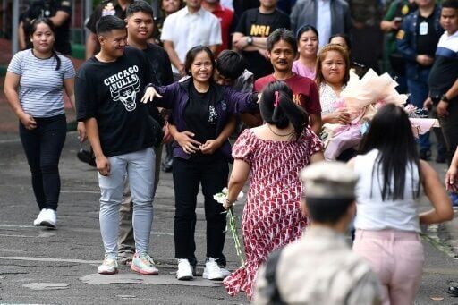Filipina on Indonesia death row arrives home to 'new life'