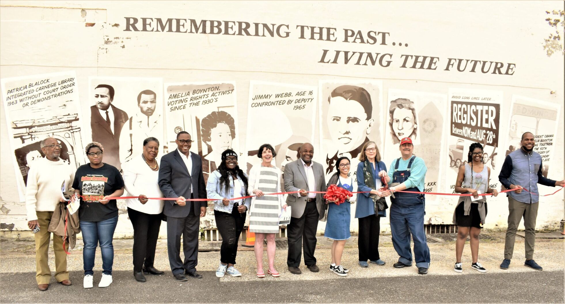 Civil Rights Memorial Mural unveiled