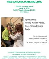 Eye clinic offers free glaucoma screening Thursday