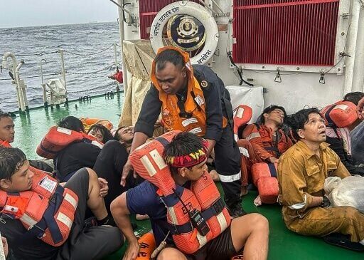 Container ship sinks off India's south coast with hazardous cargo