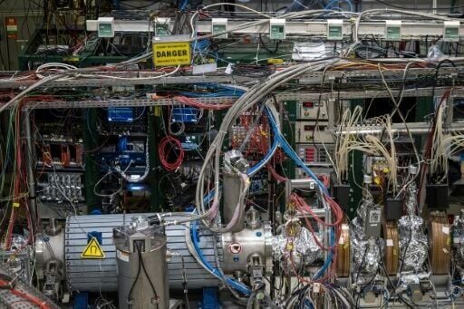 Just some of the hardware used to conduct the experiment, which CERN researchers said was a huge success
