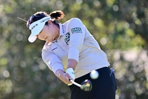 South Korean Ryu Hae-ran plays a shot on the way to the first-round lead in the LPGA Annika tournament in Florida