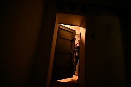 Bubinak enters one of the Nitra bunkers which are being brought back into service