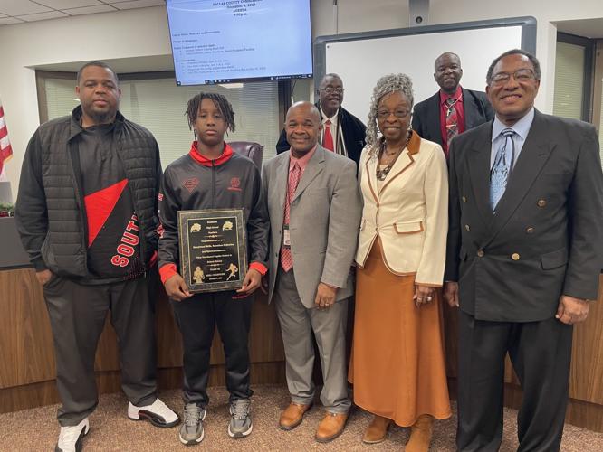 Southside Panthers honored by Dallas County Commission