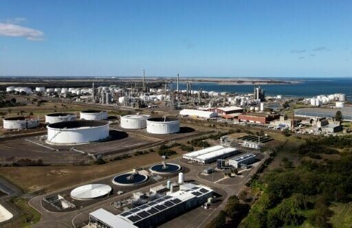 The refinery, about an hour's drive southwest of state capital Melbourne, pumps out about 10 percent of Australia's fuel, according to energy company Viva