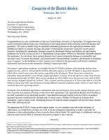 Southern congressmen request expedited rules on $20.78B agriculture aid