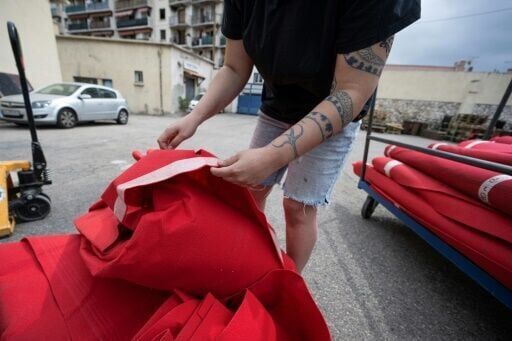 Cannes red carpet gets second life as handbags, hats or slippers