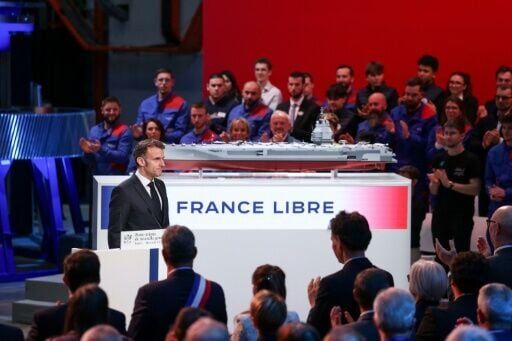 President Emmanuel Macron announced that France's next nuclear-powered aircraft carrier, due to enter service in 2038, will be called 'France Libre' (Free France)
