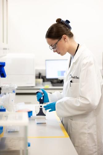 Inside the laboratory working on a vaccine for hantavirus