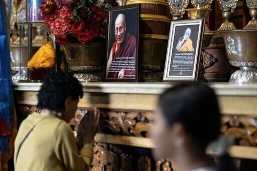 Prayers for the Dalai Lama in the heart of Mongolian Buddhism