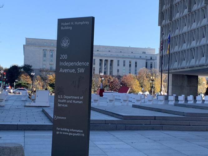 Hubert H. Humphrey Building from Alabama Reflector