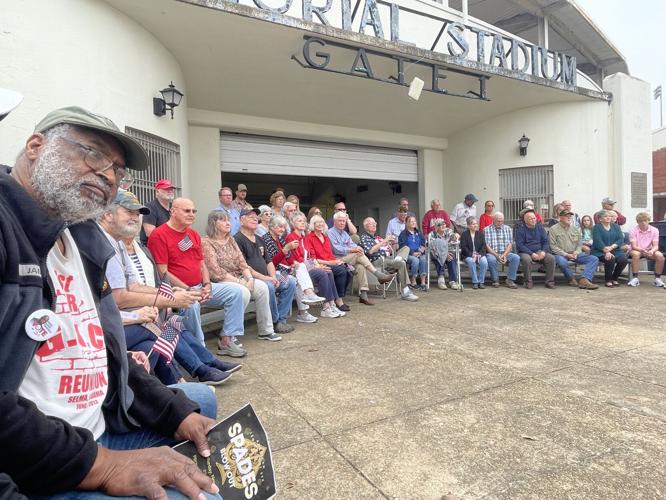 A large crowd of veterans and civilians were on hand to honor all veterans