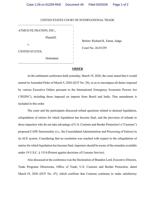 Judge seeks update on Customs' progress toward tariff refunds