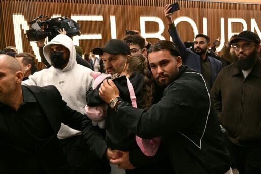A group of women linked to members of the Islamic State group in Syria arrived home with their children in Melbourne airport