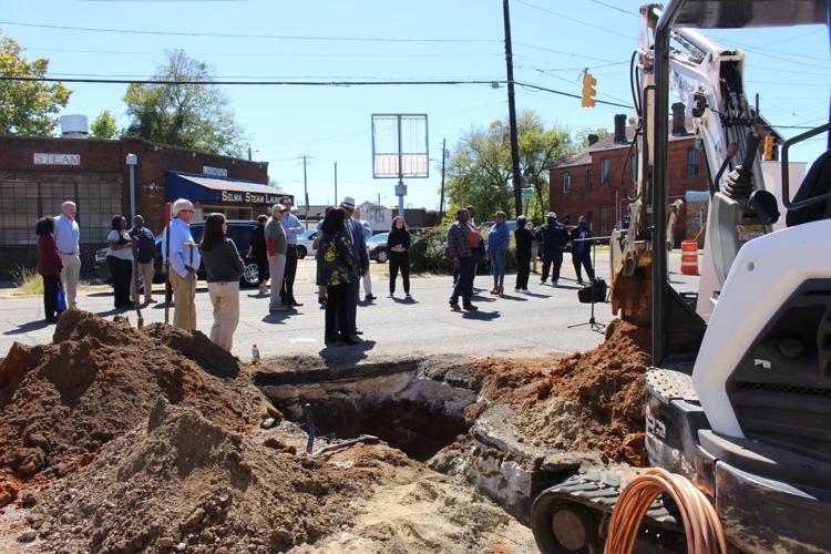 Sewell presents checks from EPA for projects in Selma